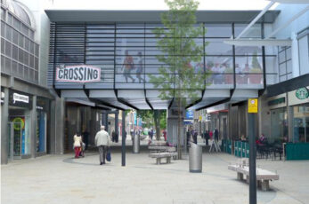 An artist's impression of The Crossing