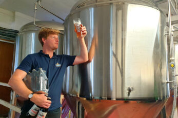 Head brewer Alex Arkell