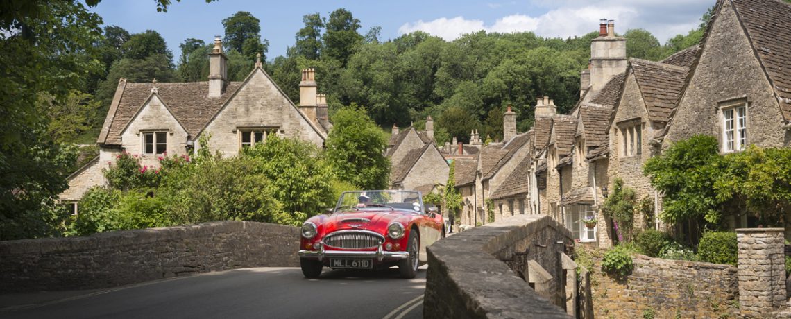 The Great West Way as it passes through Castle Combe. Picture by Charlie Ross for Great West Way