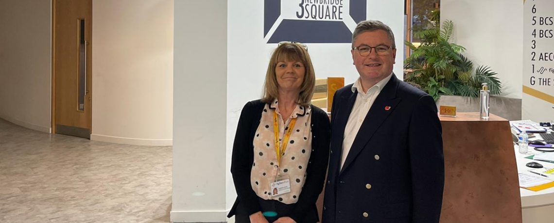 Robert Buckland at FigFlex Offices