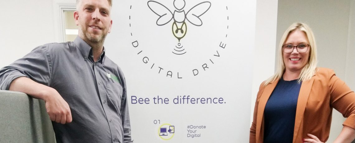 Kieran Thomas and Natalie Sherman, co-directors of Wiltshire Digital Drive