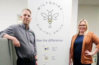 Kieran Thomas and Natalie Sherman, co-directors of Wiltshire Digital Drive