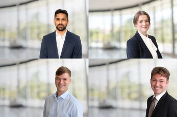 Ragan Jain, Ailsa Howells, Sam Robinson, and Josh Tarrant