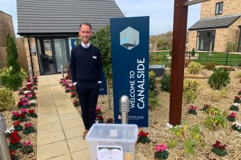 Thomas Hough, sales adviser in David Wilson Homes sales centre, Wichelstowe