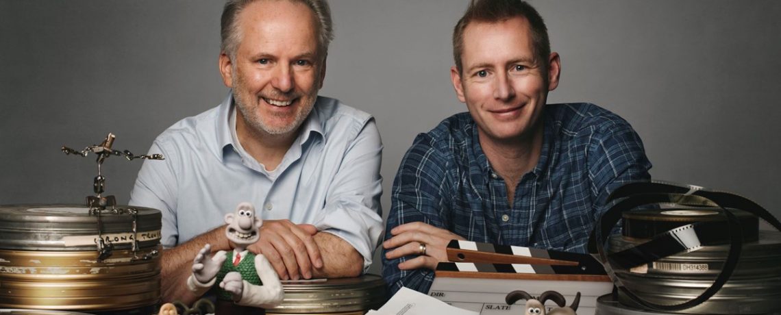 Nick Park and Merlin Crossingham