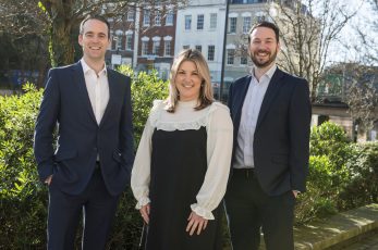 Avison Young, Bristol Left to right, Matt Dingle, Nicole Kruger, Daniel Rich