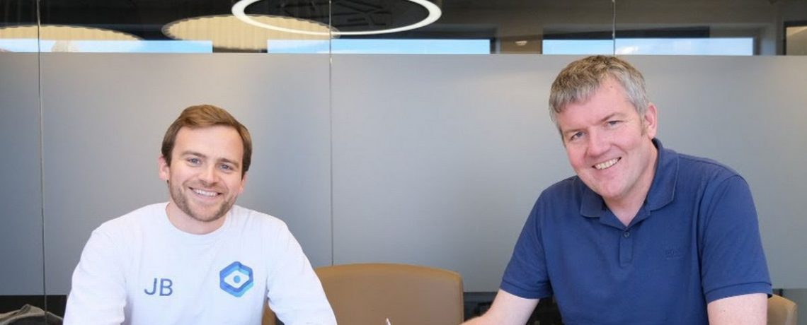 Roseta.io managing director and founder James Blackburn and Paul Dodd, chief technology officer and co-founder of Huboo