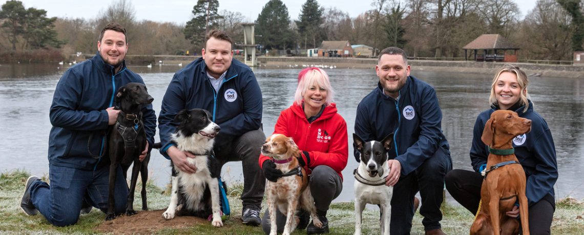 James Harris, Tom Brennan MD of TED Mortgages, Clare Fantini-Stephens of SNDogs, Chris Blackwell and Daniella Black