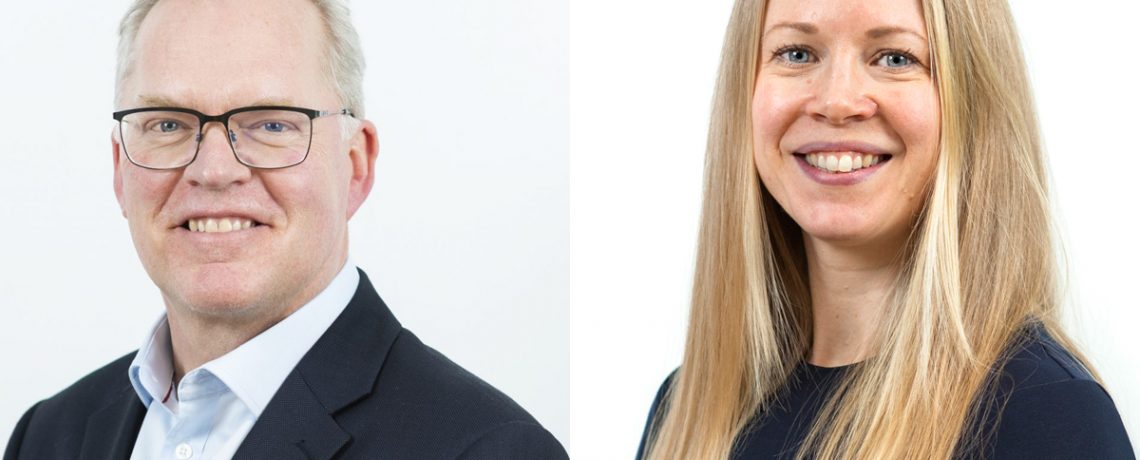 Martin Hughes and Laura Haleem