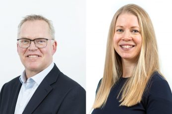 Martin Hughes and Laura Haleem