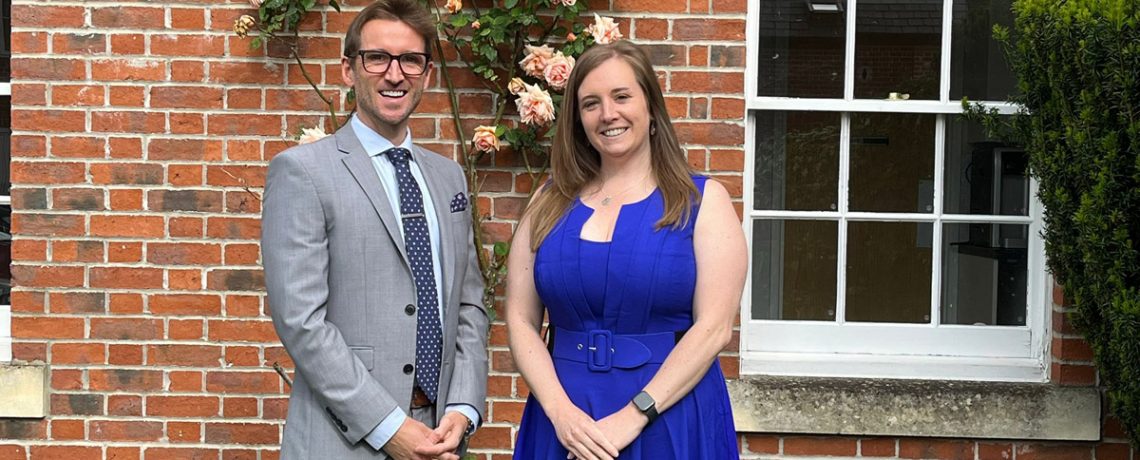 Emma Jewell and Tom Britten