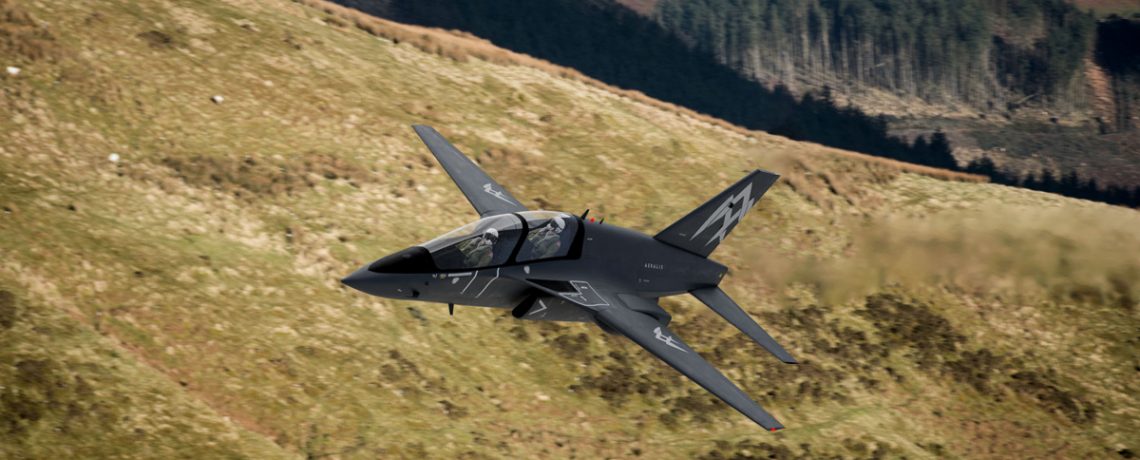 The Aeralis British-designed jet fighter