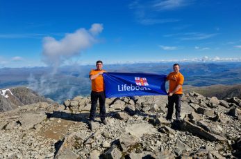 Kyle Holmes, of Black Nova, based in Calne with his friend Danny Parsons (David Horton Contractors) who conquered the challenge together over the Platinum Jubilee weekend