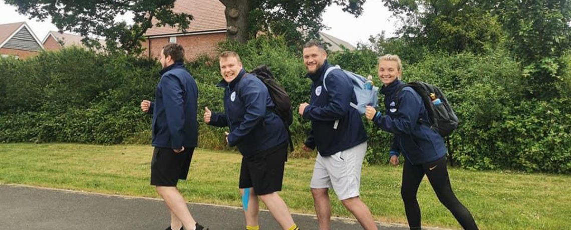 TED Mortgages staff in training for Race to the Stones