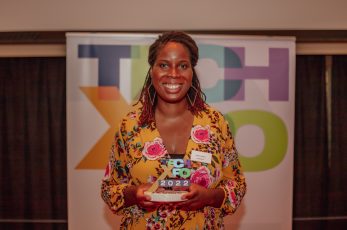 Tech-Xpo 2022 - Joyann Boyce-Inclued, winner Best Elevator Pitch