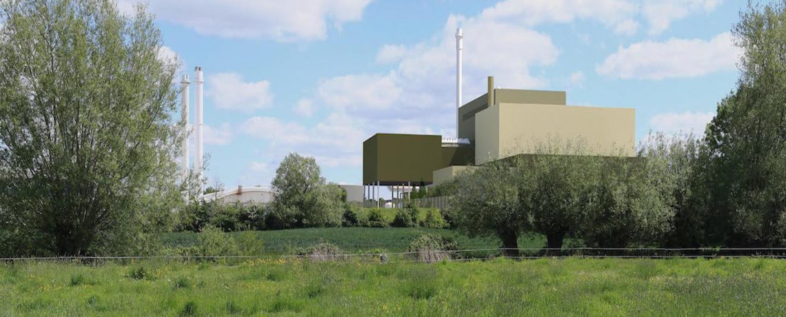 Northacre energy-from-waste incinerator plant