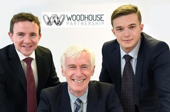 Watersheds partners Tim-Harrington and John Stopher (standing) with John Woodhouse of TWPL (seated)