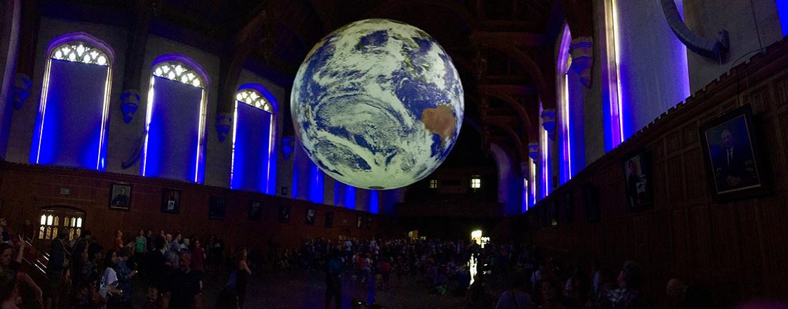 Gaia by Luke Jerram at University of Bristol 2019