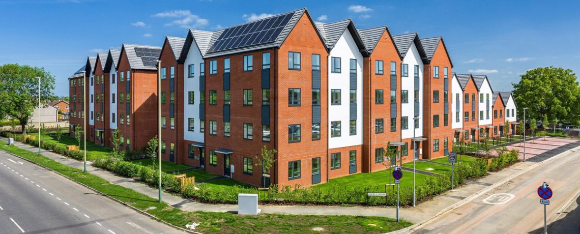 The Queens Drive development which was named Best Large Social Housing Development in the LABC Grand Finals