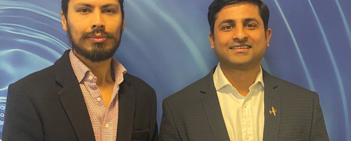 Abraham Mauleon Amieva and Ayush Joshi, founders of AI West