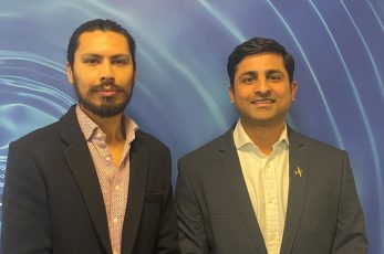 Abraham Mauleon Amieva and Ayush Joshi, founders of AI West