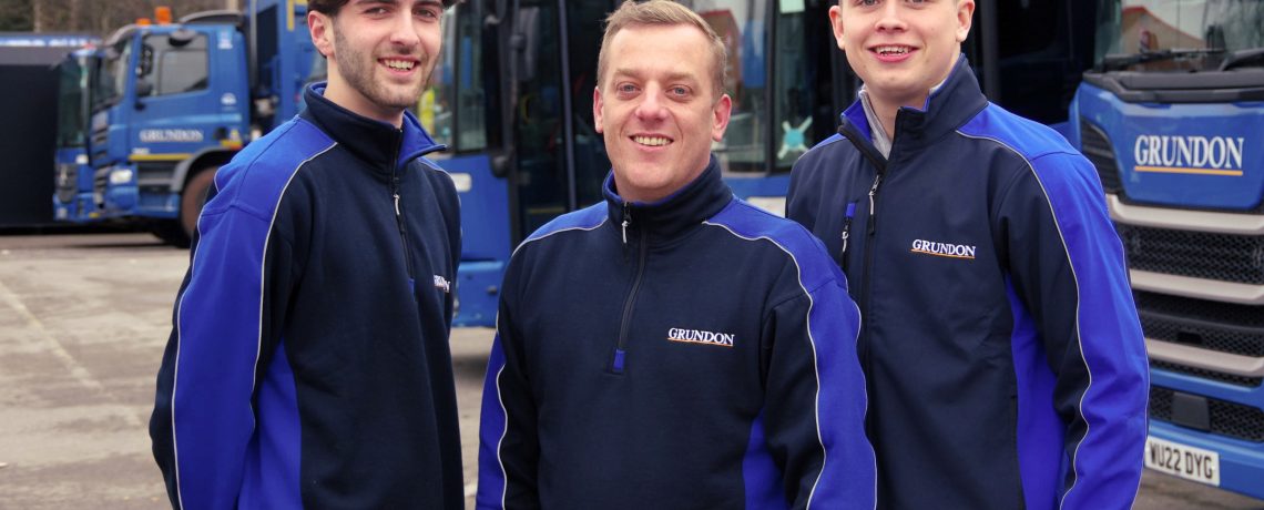 Grundon announces appointment of sales lead and two new apprentices in National Apprenticeship Week