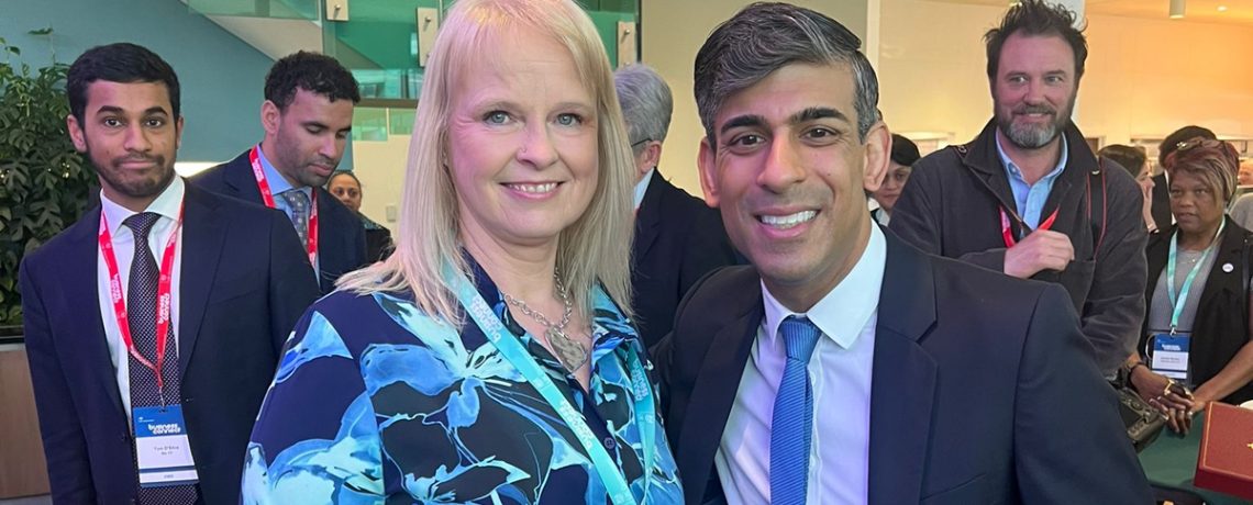 Debbie Williams meets the PM