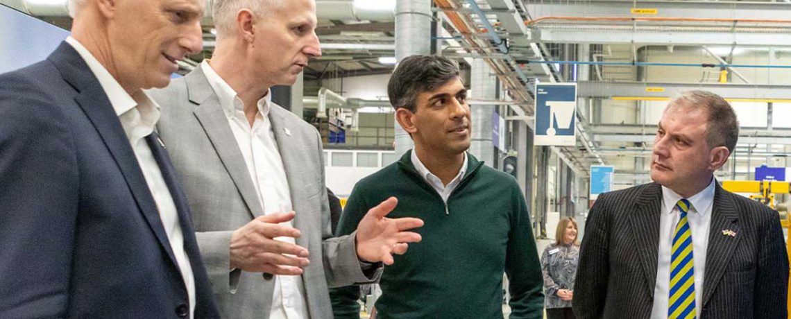 Rishi Sunak's Rolls Royce visit