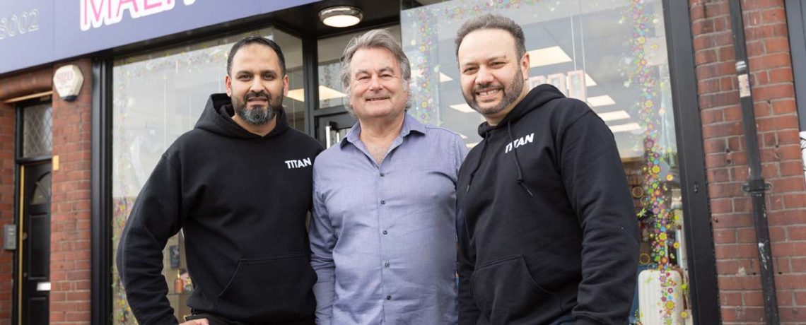 Sajid Ramzan of Invatech Health, Geoff Thomas of Malpas Pharmacy, and Tariq Muhammad