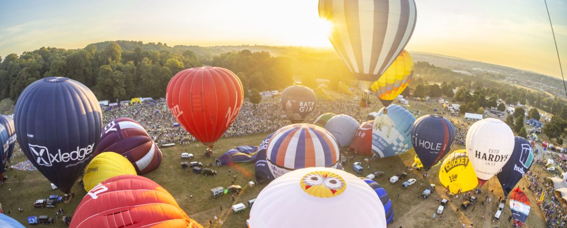 The team behind the Bristol International Balloon Fiesta have announced the first wave of support from the business community