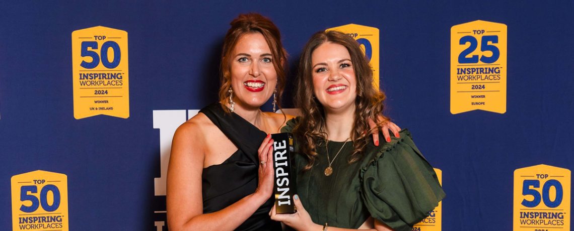 Bath-based office design company Interaction has been ranked among the top 50 most inspiring workplaces in the UK and Ireland