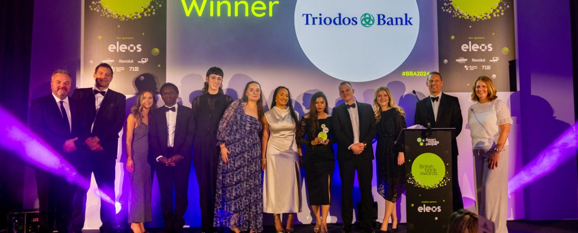 Bristol-based ethical bank Triodos has been named Best Ethical Financial Provider at the British Bank Awards for the third consecutive year