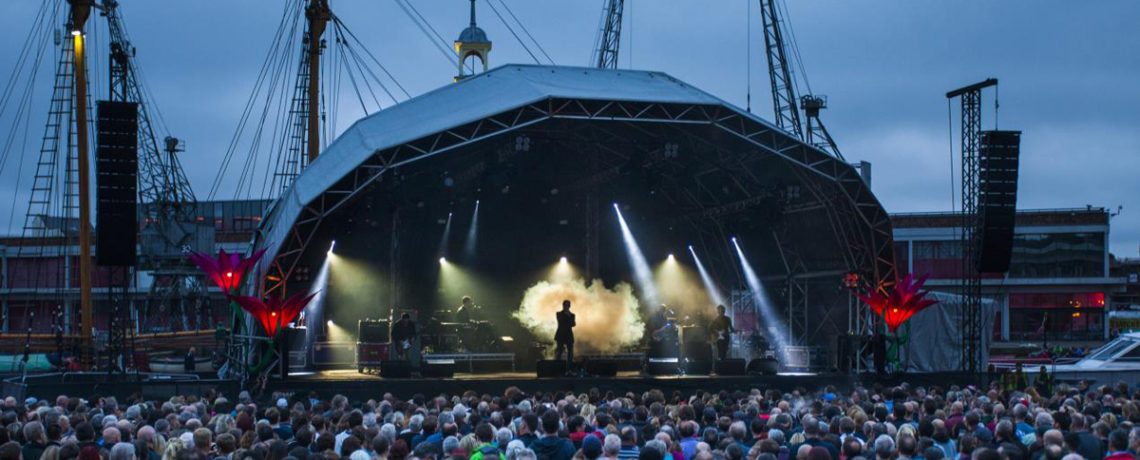 Events at Bristol Amphitheatre will be powered by electricity, rather than diesel generators, after the city council agreed to fund an £800,000 infrastructure upgrade