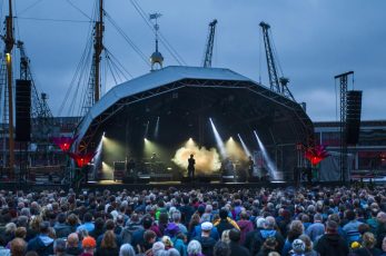 Events at Bristol Amphitheatre will be powered by electricity, rather than diesel generators, after the city council agreed to fund an £800,000 infrastructure upgrade