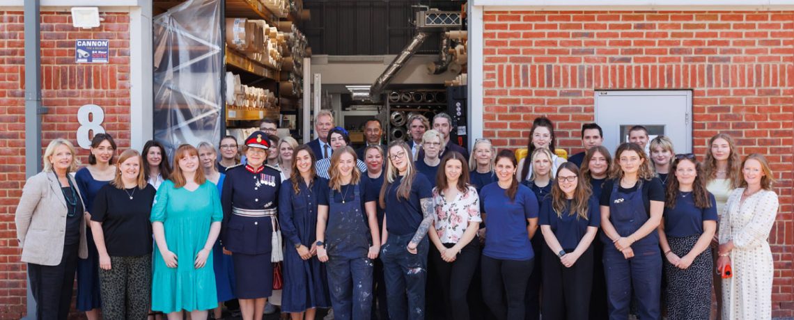 Paint and textiles manufacturer Fermoie was presented its King's Award for Enterprise at a special ceremony at its Marlborough showroom last week.