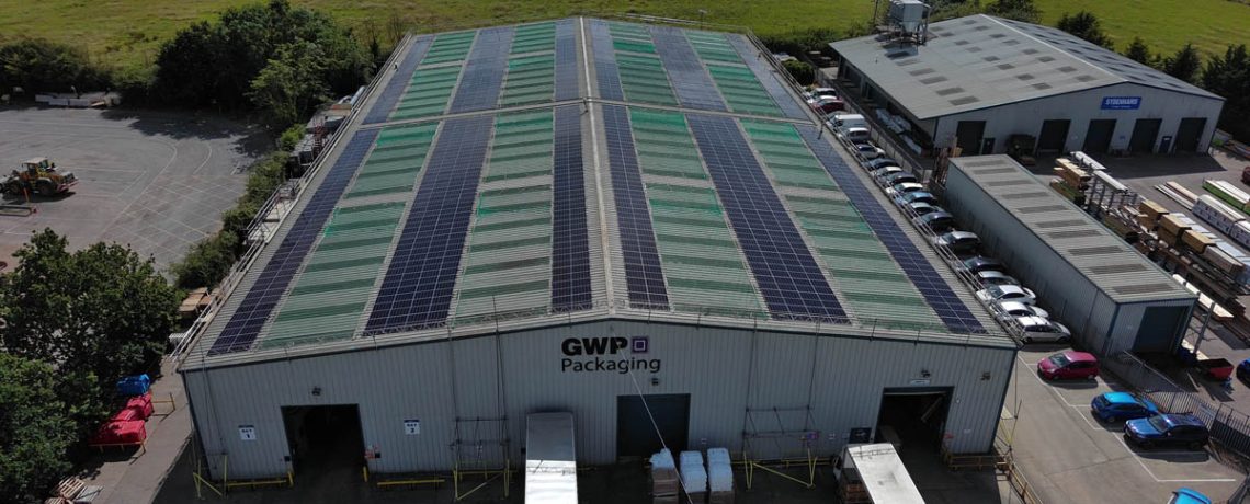 Packaging manufacturer GWP Group has invested £235,000 to install solar panels at its Cricklade site