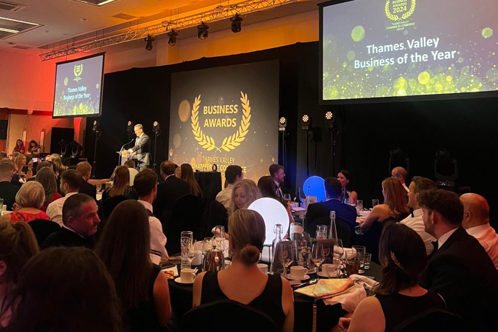 Attendees await to hear who will be named Business of the Year