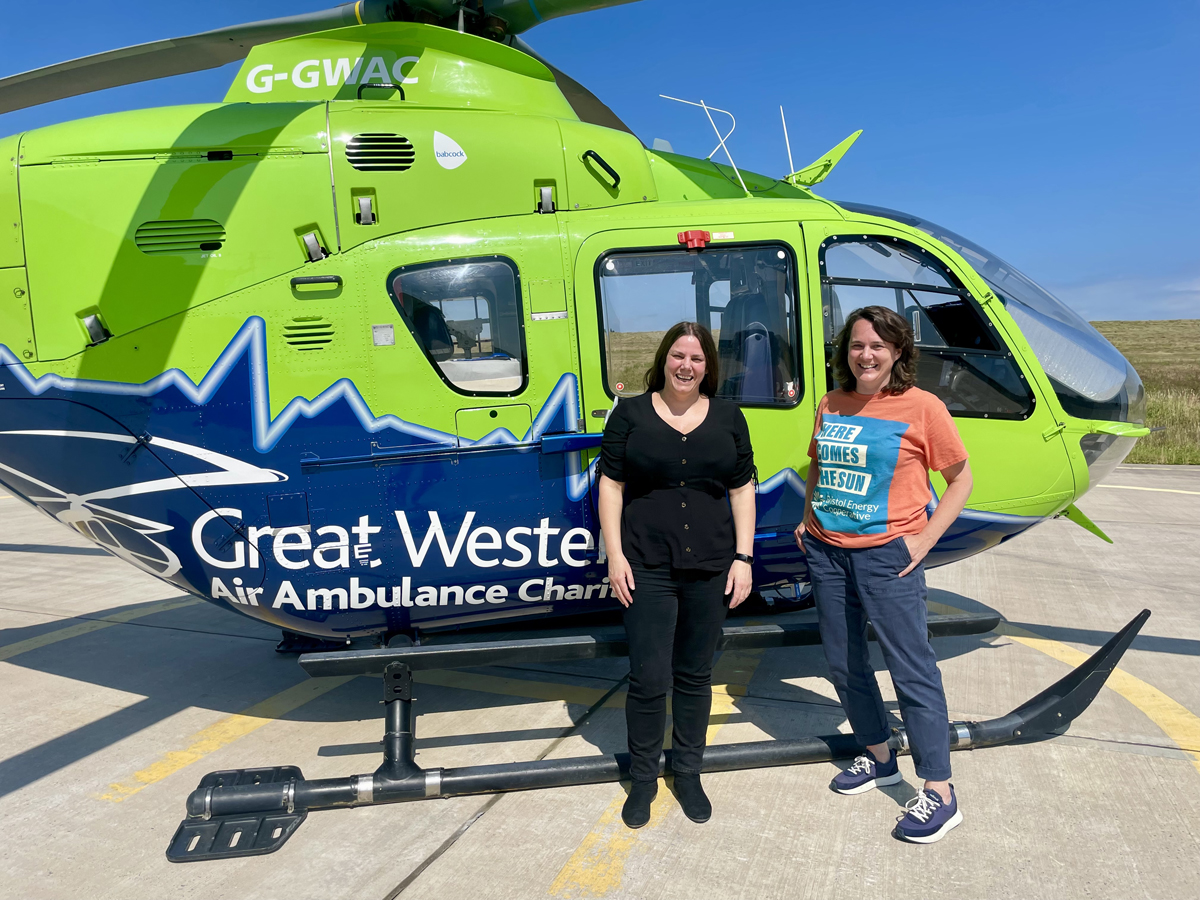 GWAAC CEO Anna Perry and BEC CEO Helen Martin