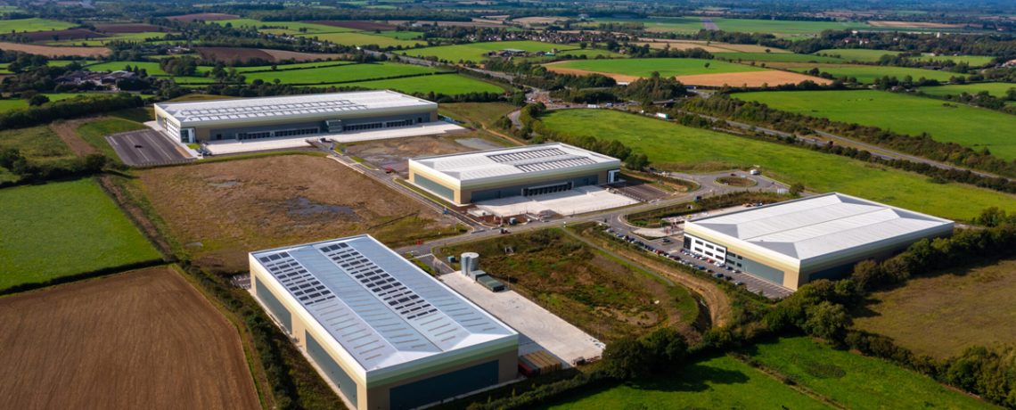 Four new giant warehouses are planned for a logistics site alongside the M4 near Chippenham.