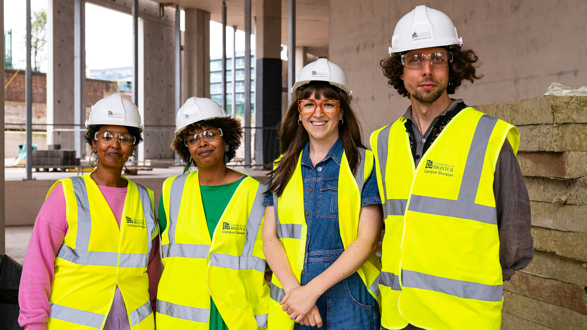 Site visit with Fozia Ismail and Ayan Cilmi (dhaqan collective), Ellie Shipman, Jack Stiling