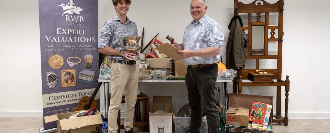 A series of ‘old-fashioned’ live auctions are to be launched in September by the team at RWB Auctions, to support charities and those living locally who want to downsize their belongings