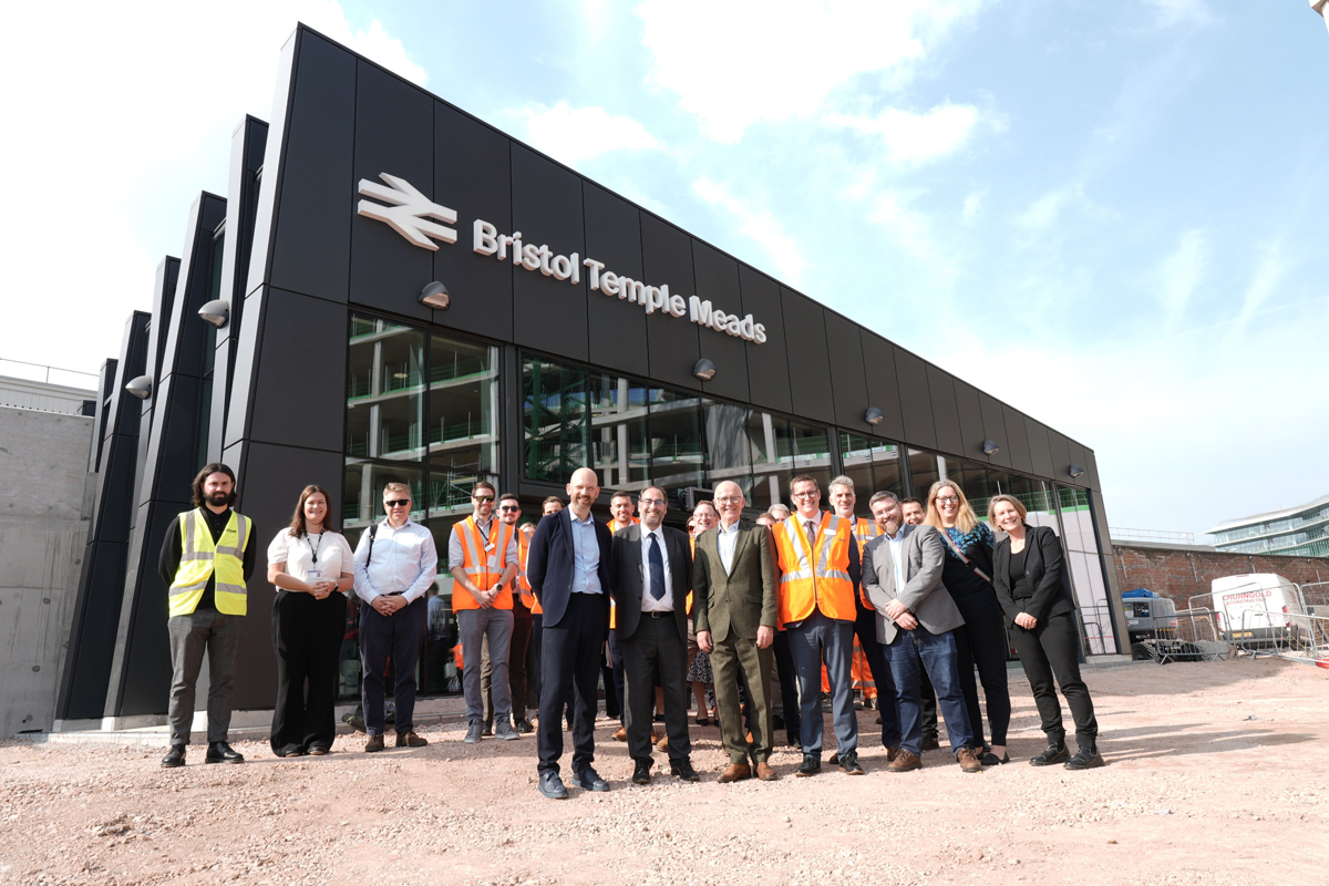 The new Eastern Entrance at Bristol Temple Meads railway station is complete, but won't open to the public until the University of Bristol's Enterprise Campus does.