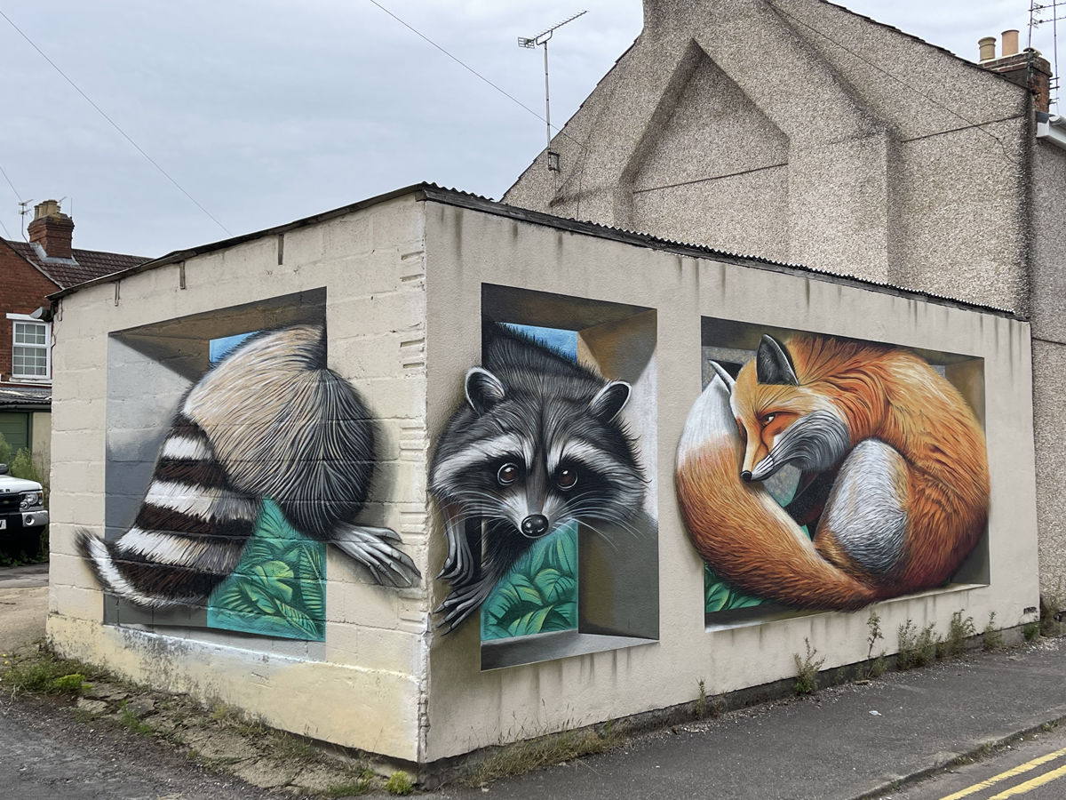 Hard to find but worth seeking out - Naughty by Nature by Ed Poster is in a residential cul-de-sac in Rodbourne