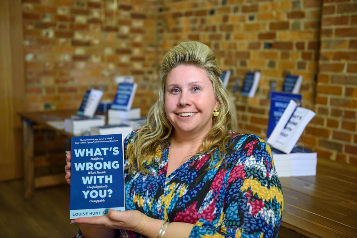 Former British wheelchair tennis player Louise Hunt Skelley PLY has launched her first book What’s Wrong With You? Redefining What’s Possible. Unapologetically & Unstoppable.