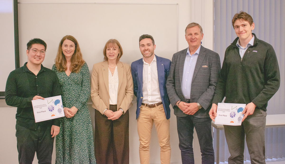 An innovation designed in Bath that could help to tackle the growing issue of microplastics in water has been shortlisted for a national award.