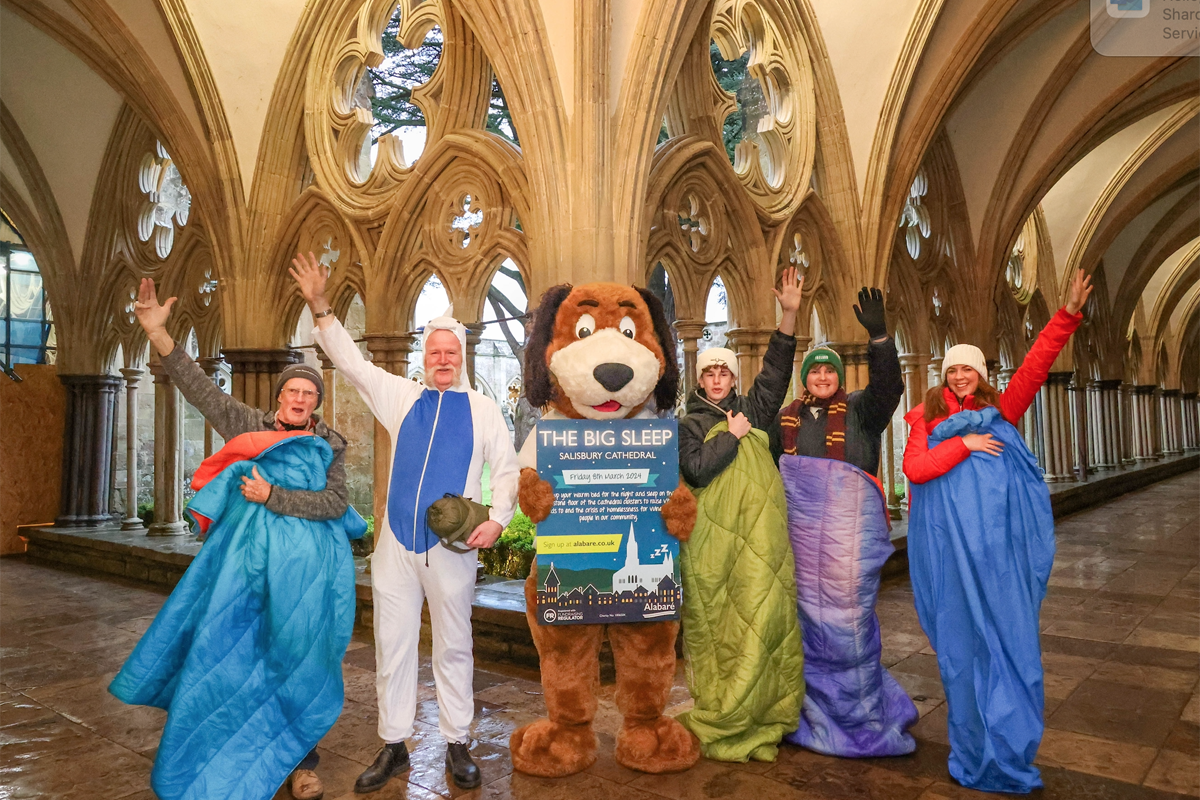 Wiltshire businesses are being urged to help tackle homelessness by taking part in the annual Alabaré BIG Sleep at Salisbury Cathedral, which returns in March 2025 for its 17th year.