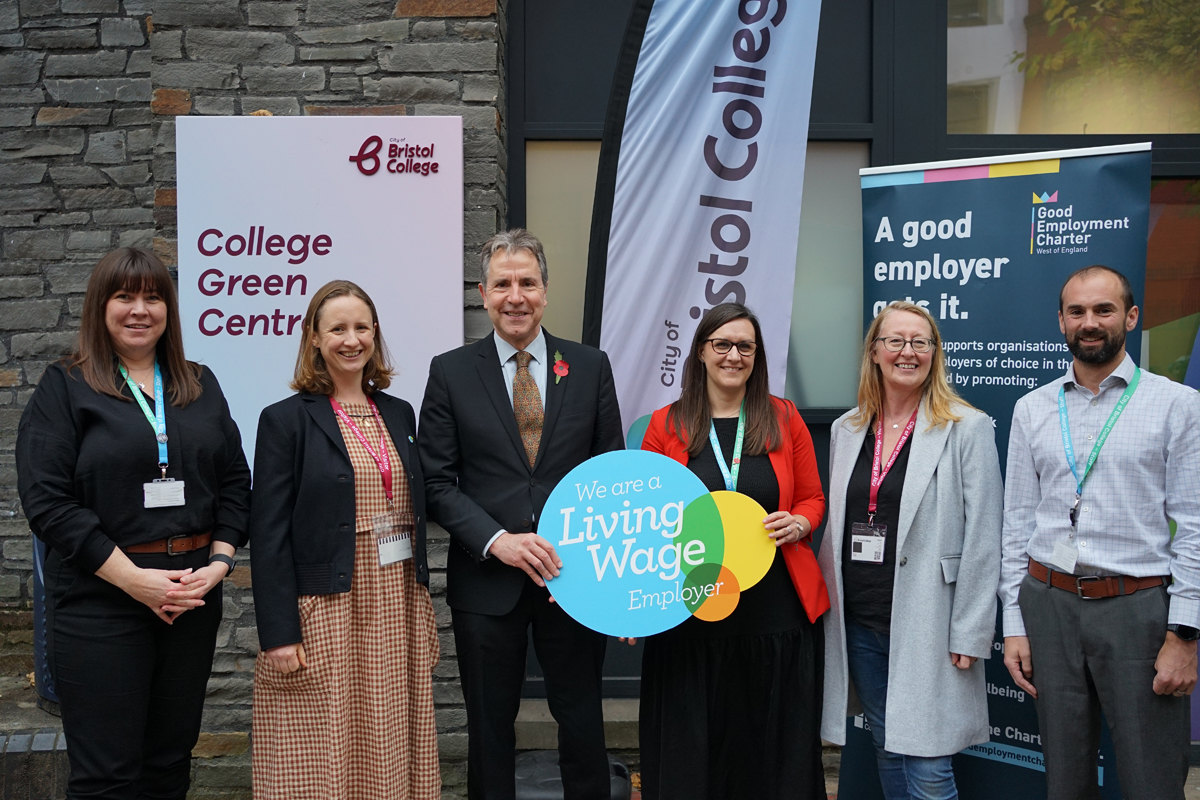West of England metro mayor Dan Norris has marked Living Wage Week with visits to companies in the region whose employees are hired under the enhanced pay scheme.