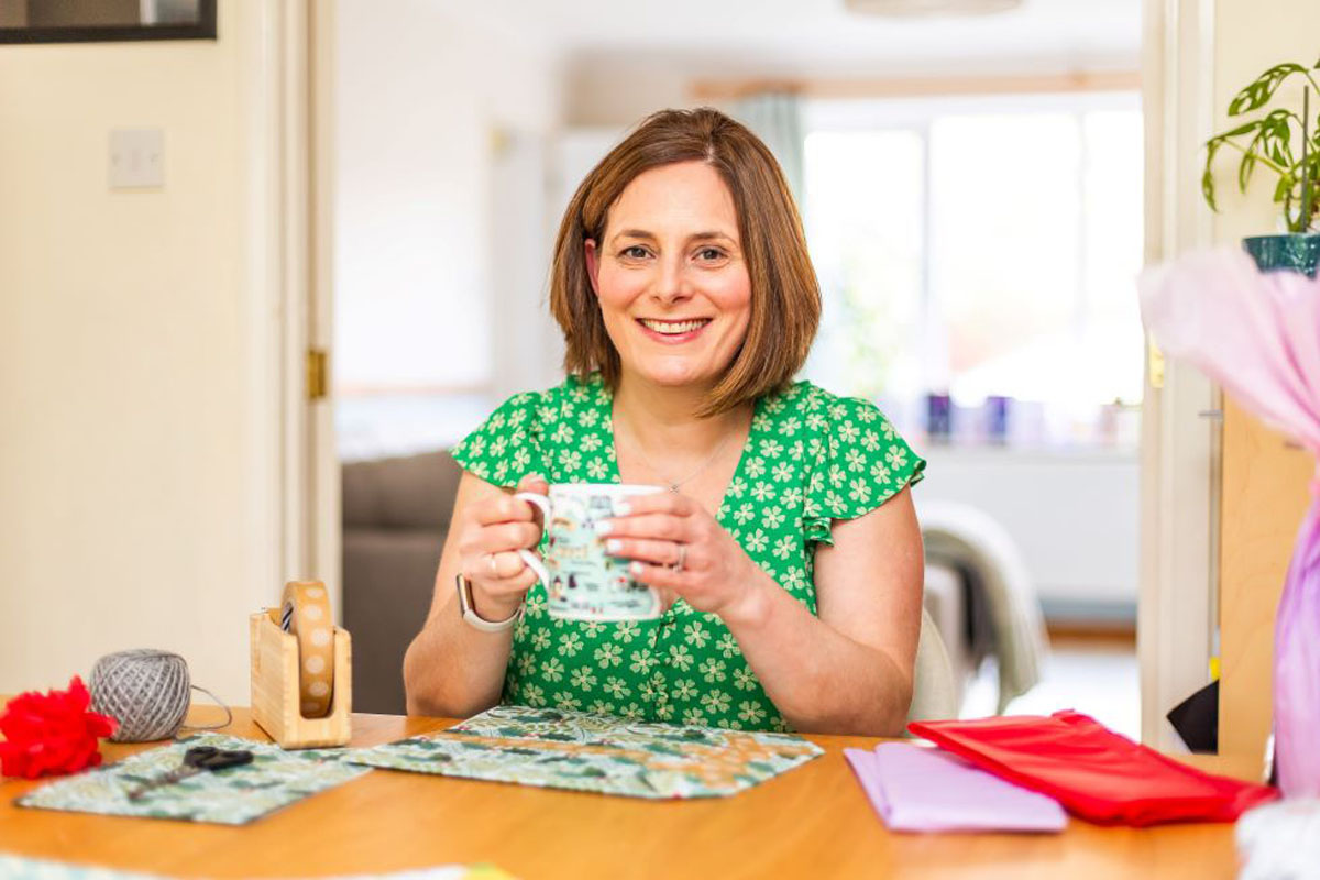 A Chippenham entrepreneur who turned her love of gift-wrapping into a business has been recognised by the Female Business Awards.