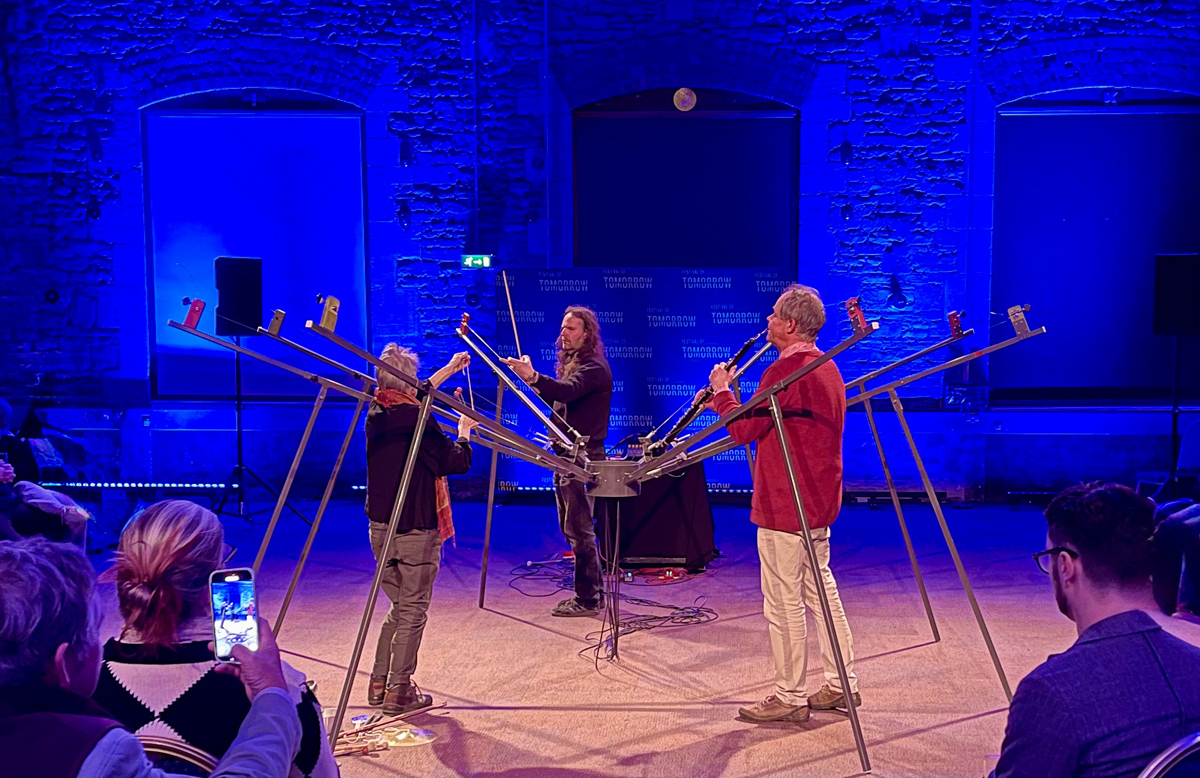 Fifteen hundred children took the opportunity to meet the Sonic Spider yesterday (Tuesday) - one of the attractions at Swindon's Festival of Tomorrow.
