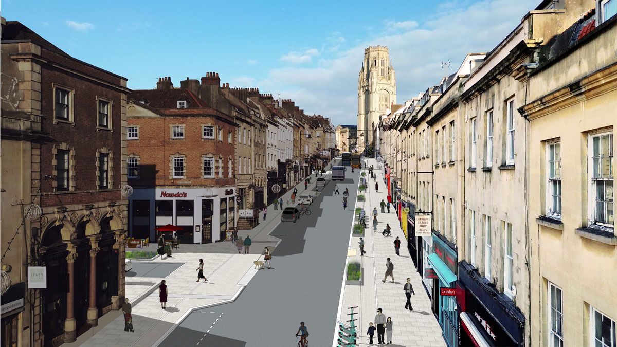 Plans to ban cars from Park Street in Bristol have taken another step forward, with Bristol City Council's transport committee giving proposals the green light.